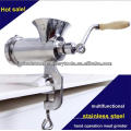 hot sale stainless steel manual meat grinder meat mincer machine